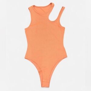 Elegant Orange Shapewear Bodysuit